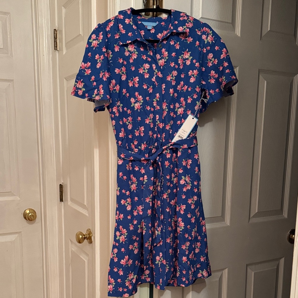 Floral Blue  Dress